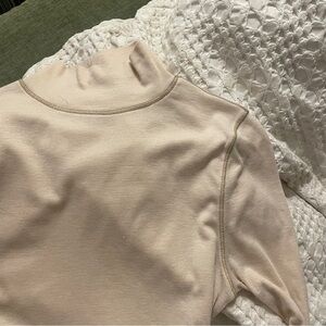 Madewell Beige Long Sleeve Top